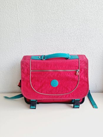 Kipling - Preppy - Cartable / sac d'école - Bicolore : fraise et menthe