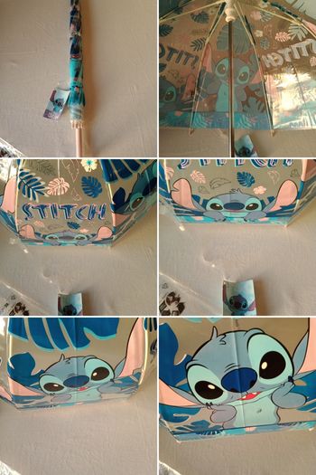 parapluie transparent Stitch