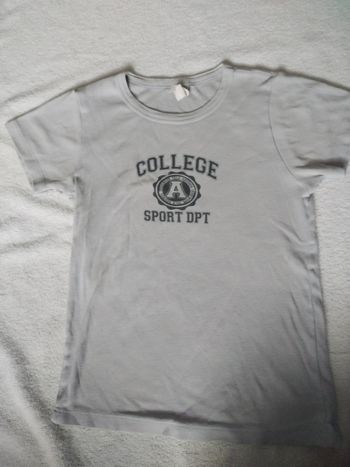 Sous t shirt garçon 10 ans bleu ciel