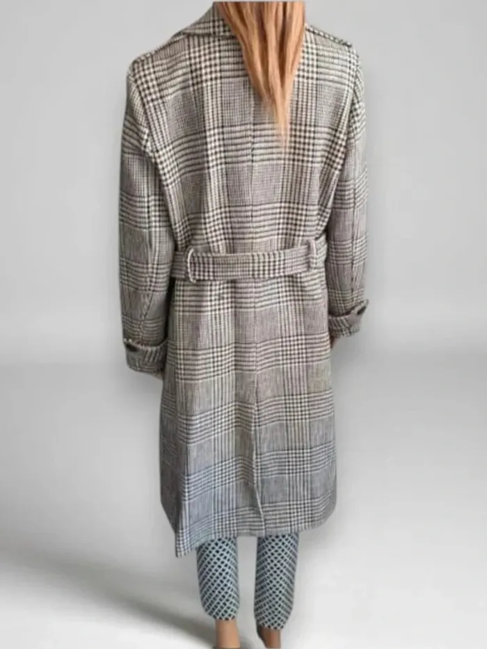 Manteau trench ,La Petite Francaise (modéle marius) coton laine ,neuf - photo numéro 7