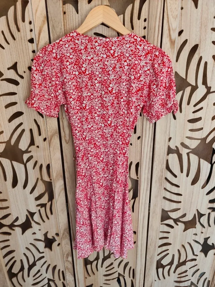 Robe imprimé fleurie portefeuille - photo numéro 12