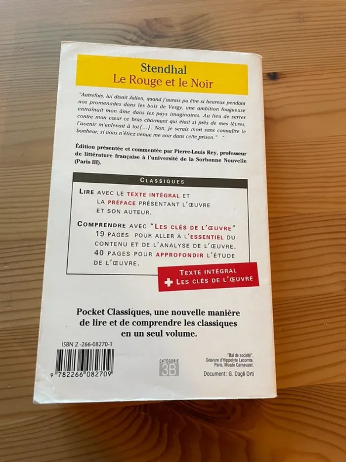 Le Rouge et le Noir de Stendhal Texte ingral - photo numéro 3