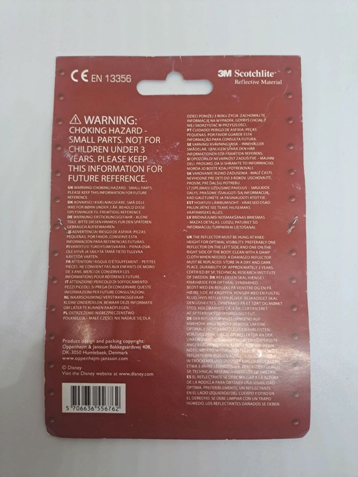 Porte-clés réfléchissant, Planes.
10,5x5,5cm.
NEUF. - photo numéro 4