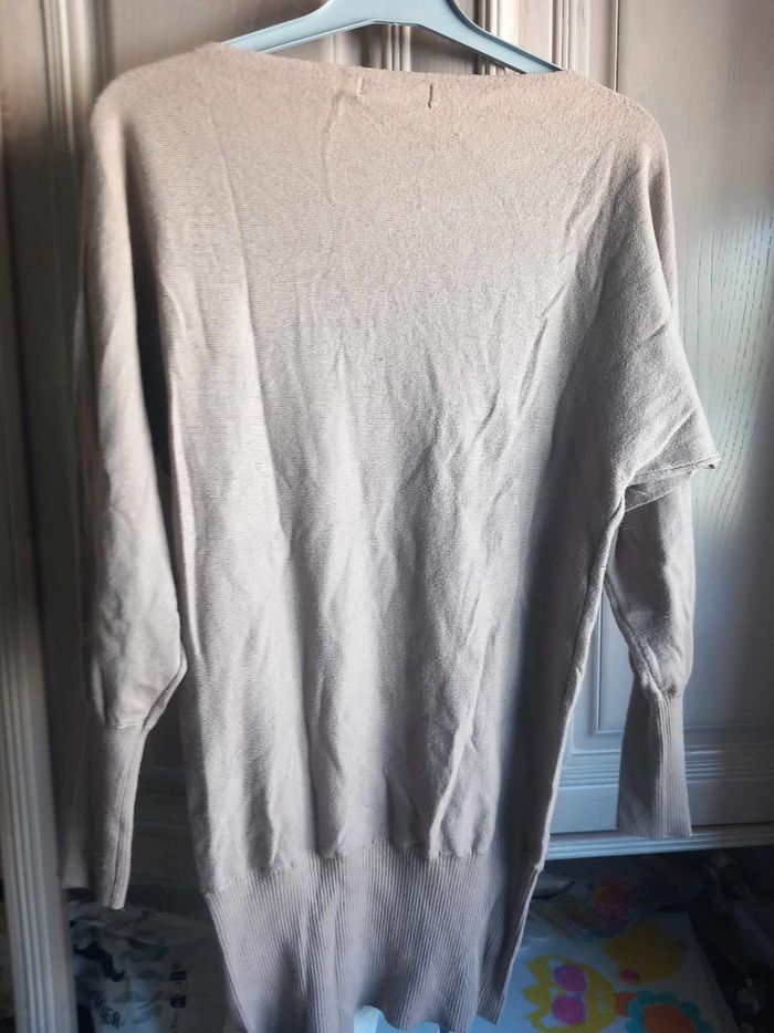 Pull avec strass marron Orange d'or - photo numéro 8