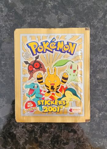 Booster Stickers Pokémon Merlin 2001 Neuf Scellé