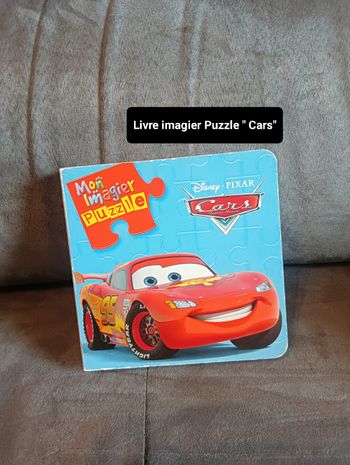 Livre Cars imagier puzzle 