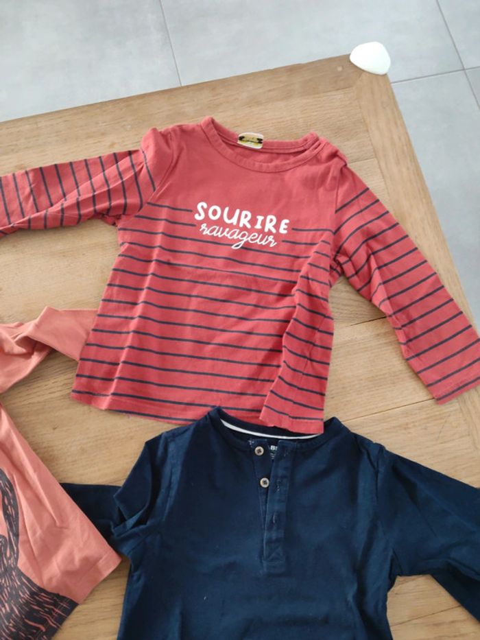 Lot tee-shirt manche longue - photo numéro 3