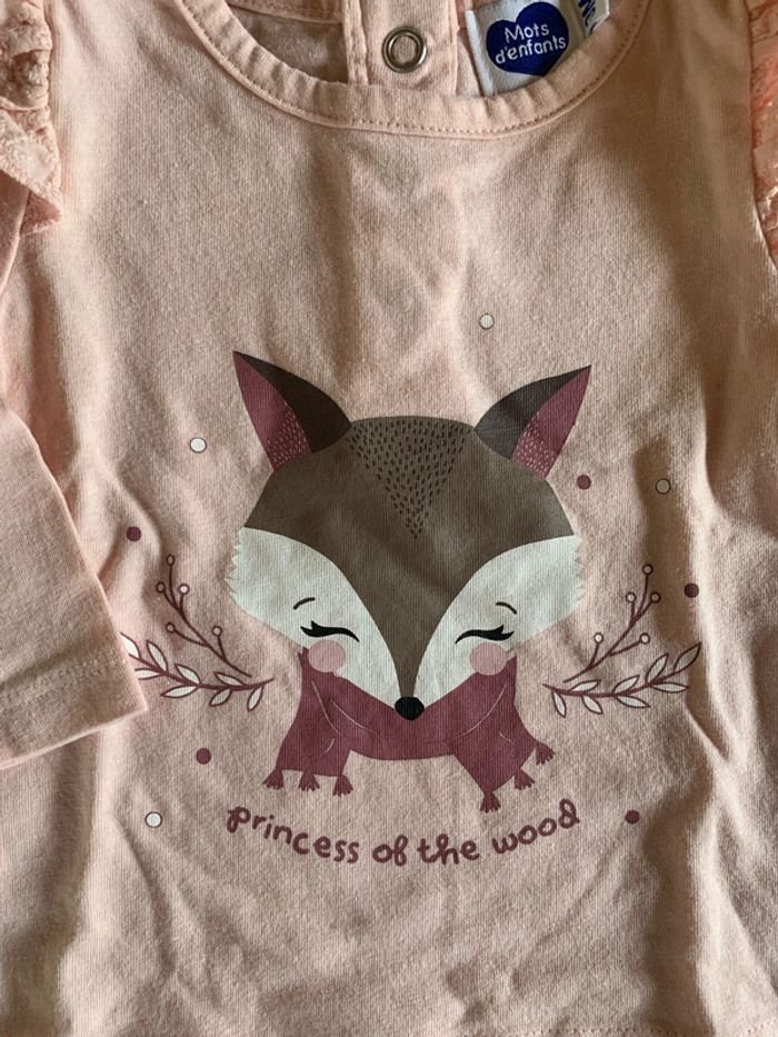 T shirt manche longue Mot d’enfant 3 mois - photo numéro 3