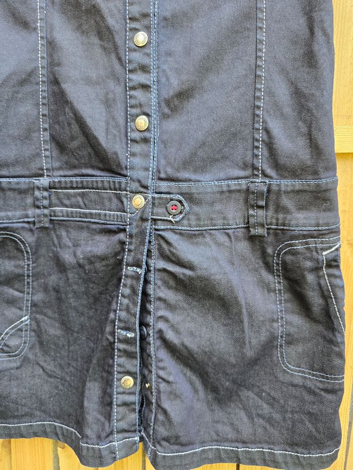 Robe cargo taille basse jeans brut 🍒vintage y2k 2000🍒taille unique voir mesures descriptif - photo numéro 8