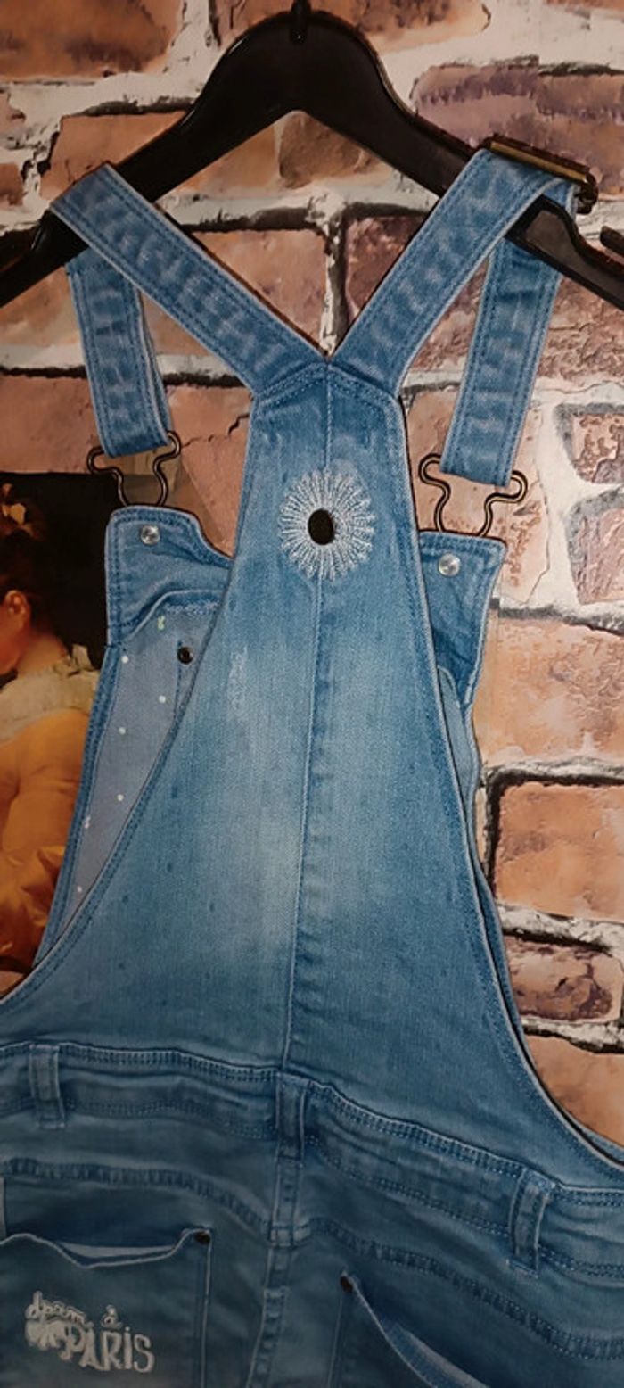 Salopette jeans DPAM - photo numéro 4