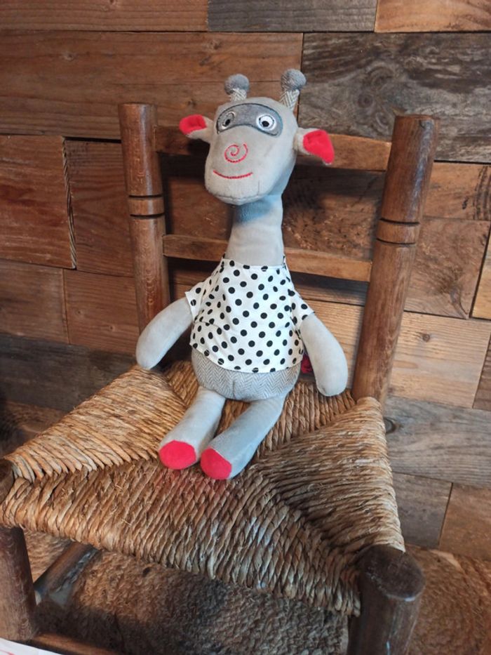 peluche fantomette la girafe les petites marie tbe - photo numéro 2