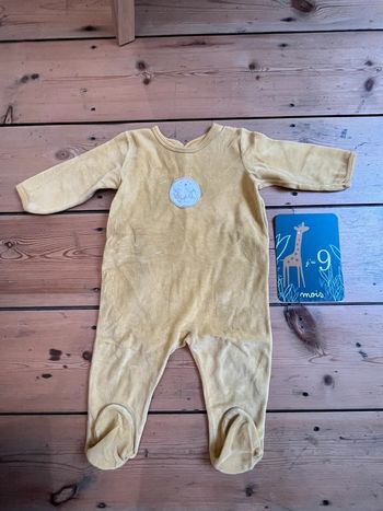 Lot de 2 pyjamas velours hiver bébé garçon