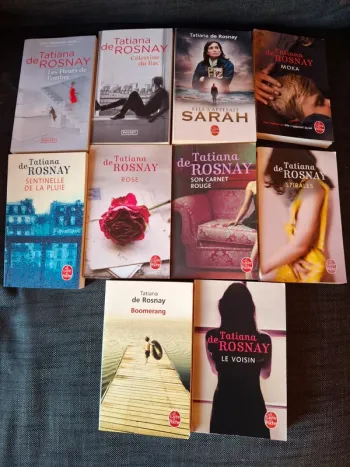 Lot de livres Tatiana de rosnay