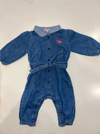 Combinaison jeans Catimini 9 mois