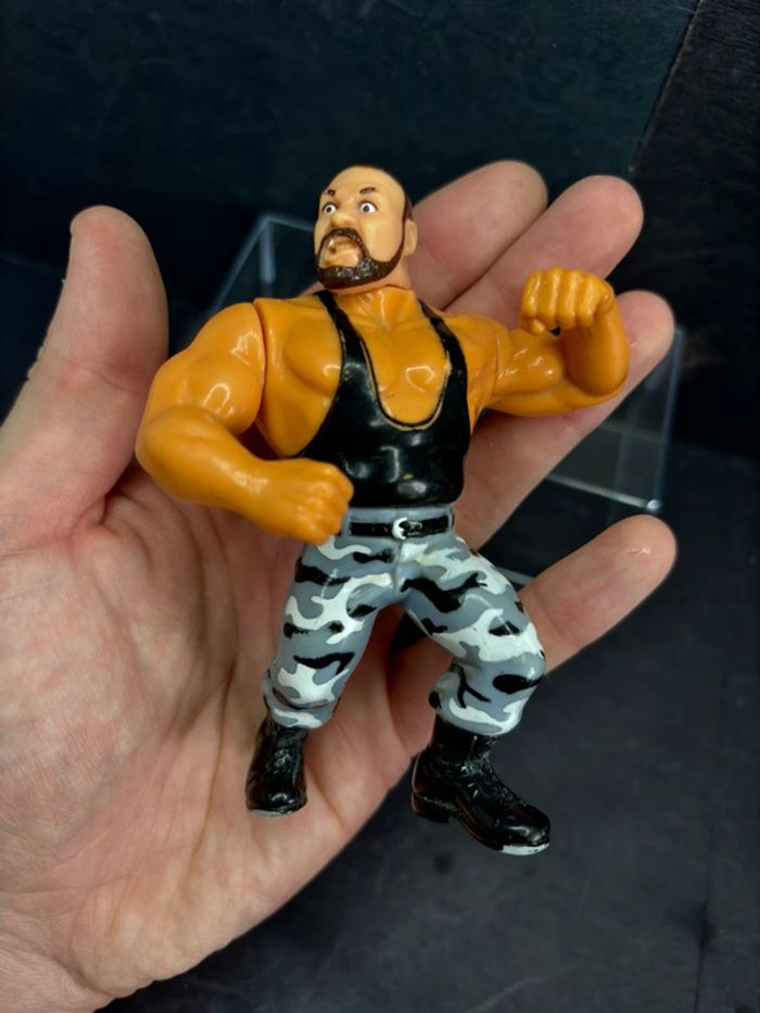 WWE WWF figurines de catch action figure vintage titan sports Hasbro , bushwhachers - photo numéro 3