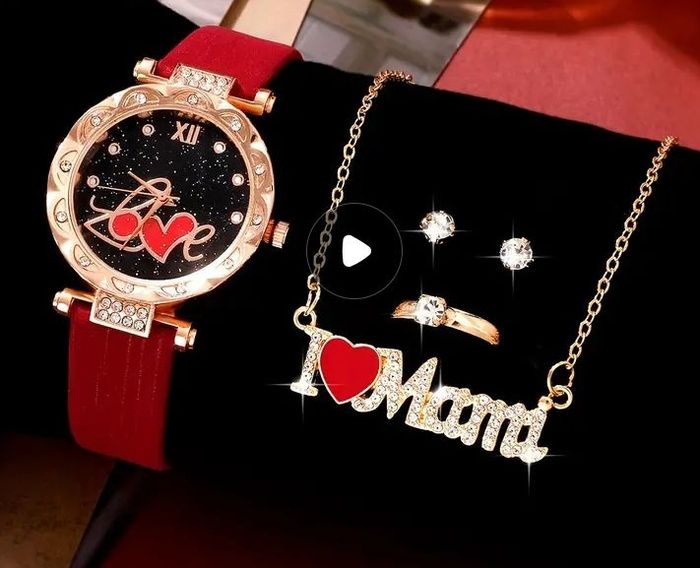 Ensemble montre+collier+bague+boucle d'oreille neuf - photo numéro 7