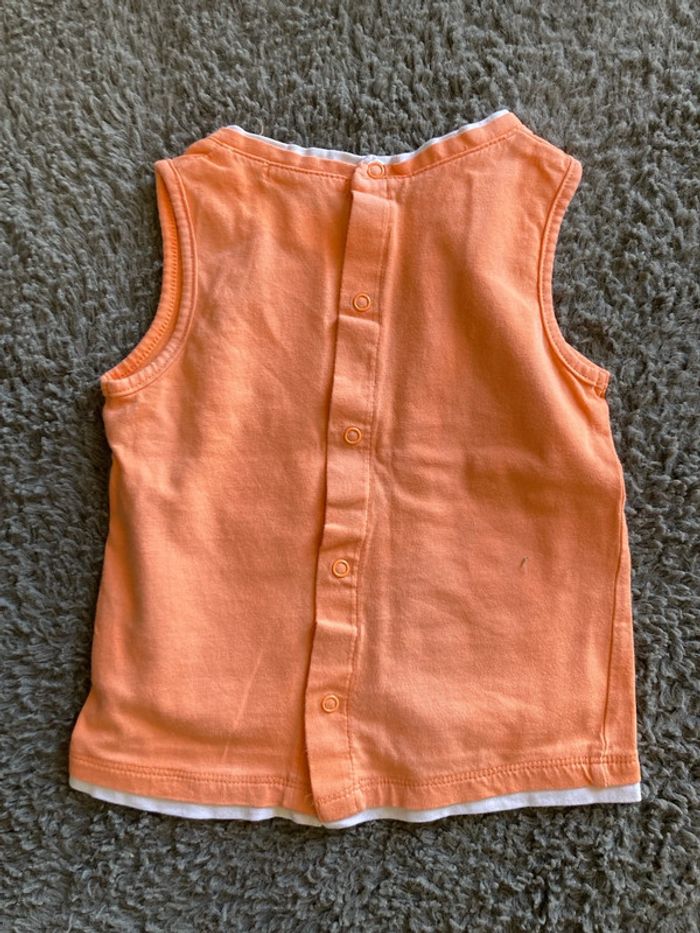 Teeshirt MC orange 18 mois - photo numéro 2