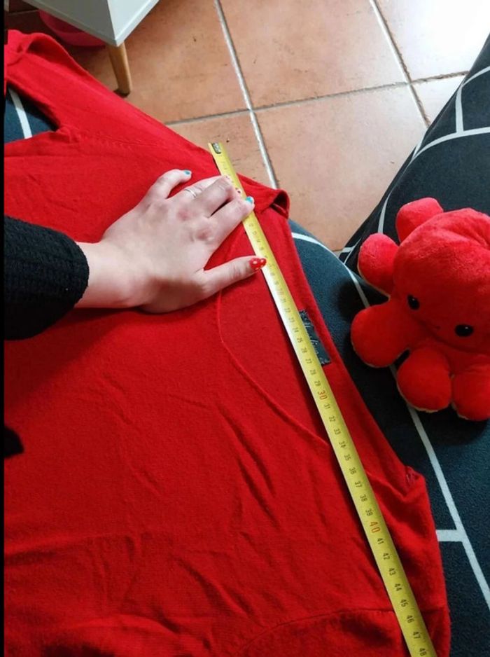 Pull rouge TU - photo numéro 4