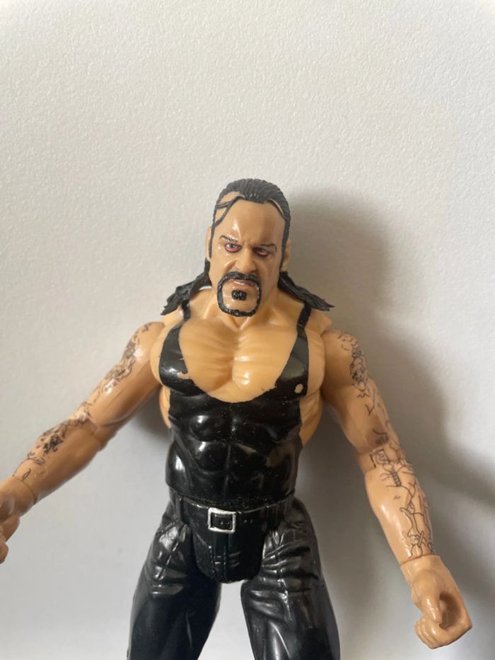 Figurine articulée catcheur Undertaker WWE wwf Jakks pacific 1999 17cm superstar du catch - photo numéro 2