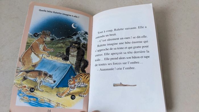 Lot de 2 livres 6-7 ans ralette fait du camping - photo numéro 5