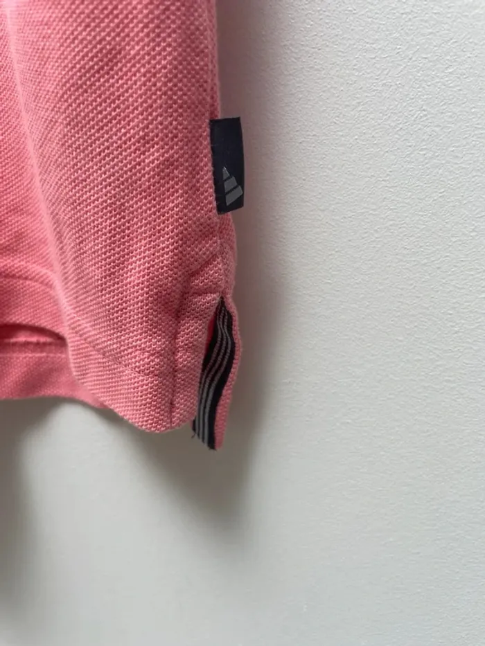 Polo Pink Adidas Mens Size L - photo numéro 5