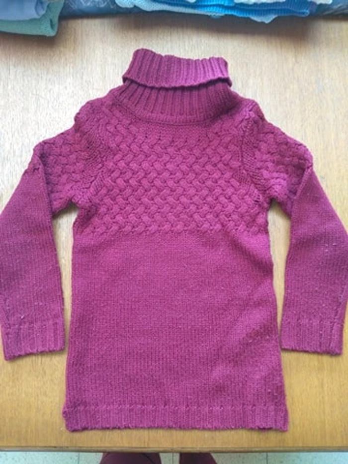 Pull à col roulé / Tunique Fille - 6 ans