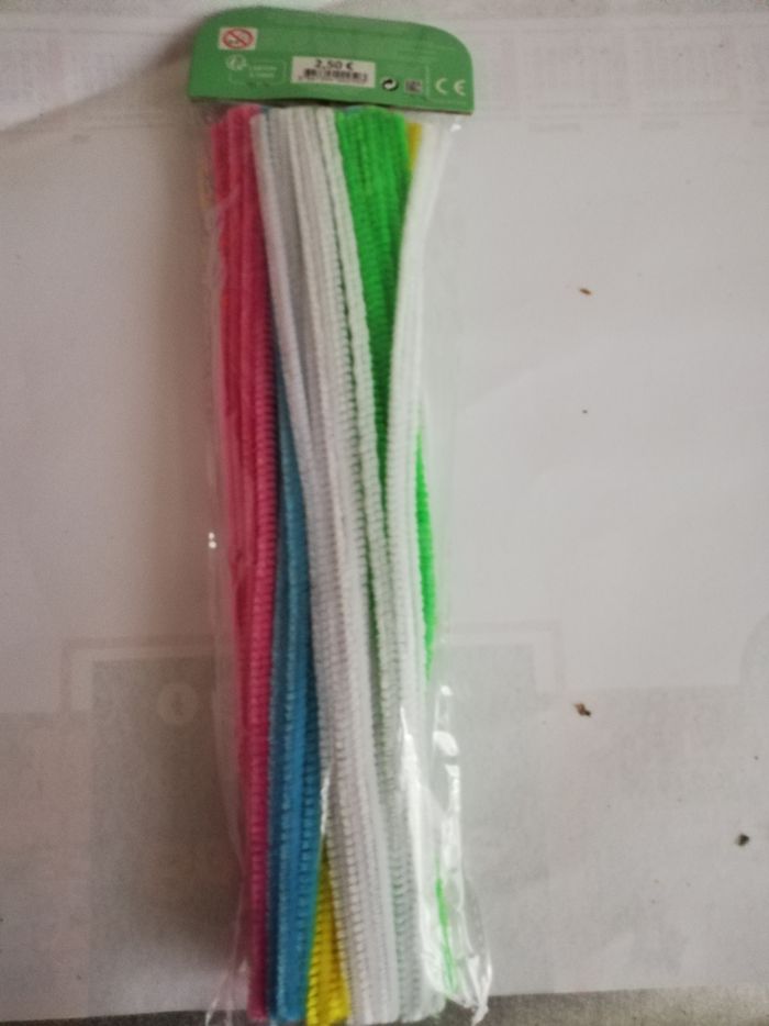 Fils chenilles fluo - photo numéro 2
