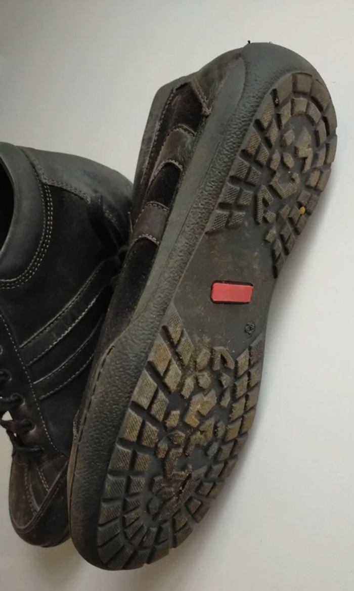 🔥 Baskets hautes Salamander en cuir – Taille 42 🔥 - photo numéro 3