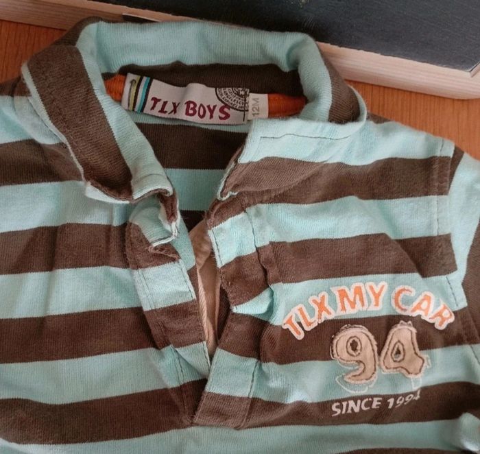 Ensemble jean et polo taille 1 an en très bon état - photo numéro 2