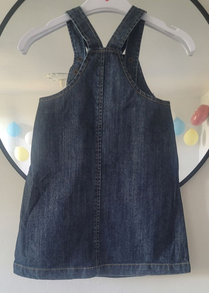 Robe salopette en jeans fille disney winnie ourson - photo numéro 2