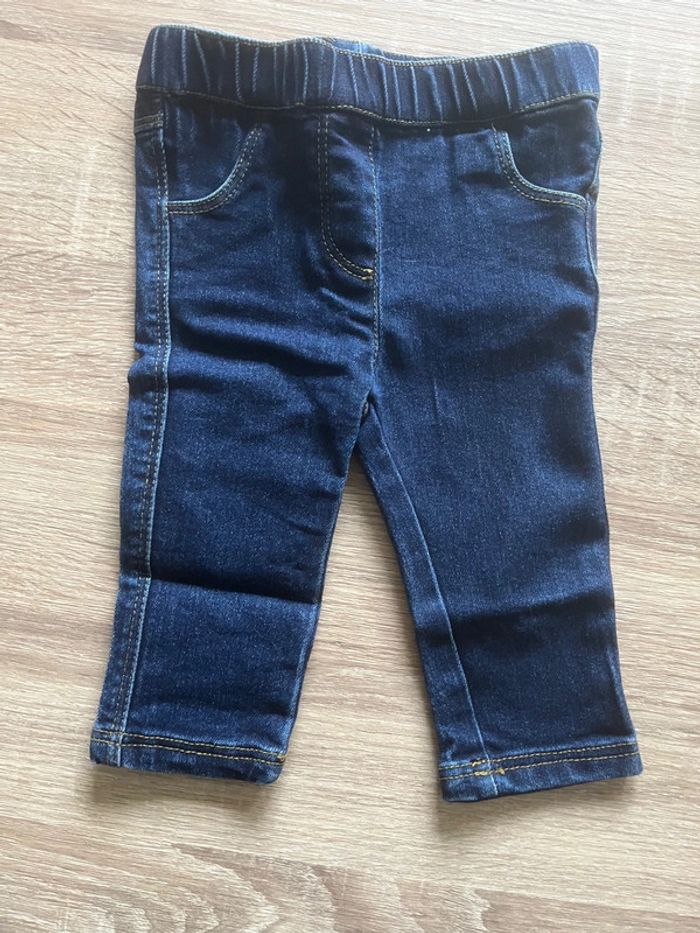 Jean bébé bleu