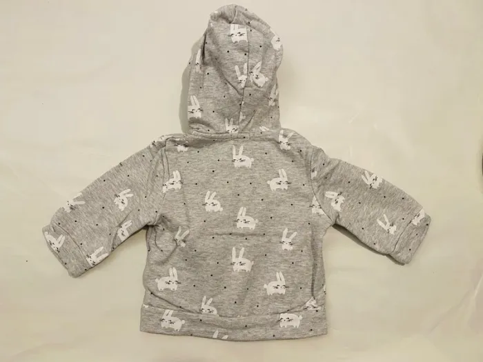 Sweat lapin fille 9 mois Kiabi - photo numéro 3