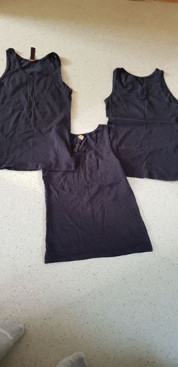 3 débardeurs  36/38 joliness