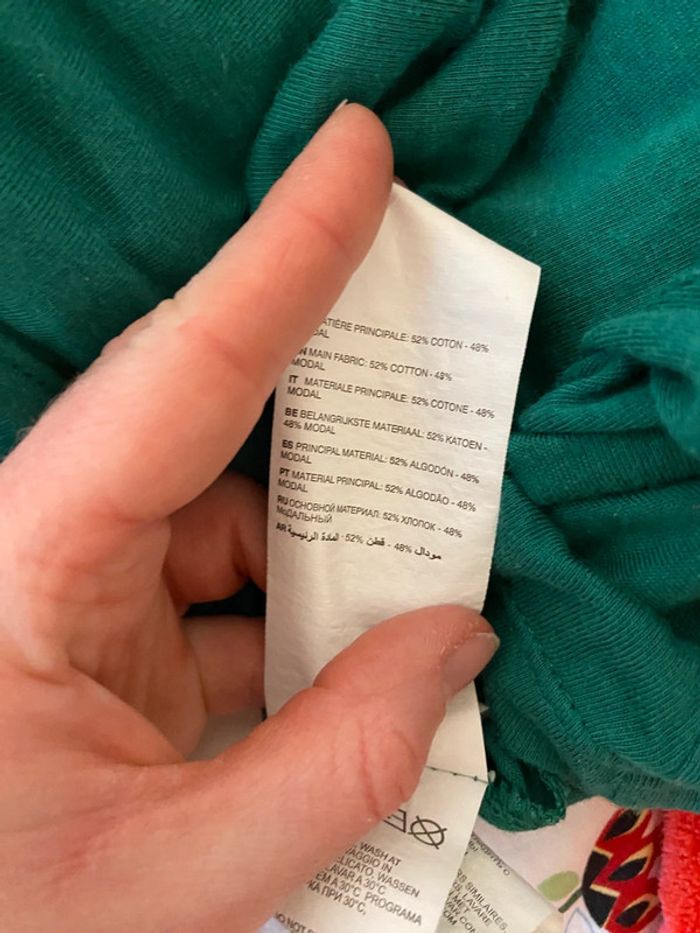 T-shirt à rayures vert et blanc Jennyfer taille S - photo numéro 7