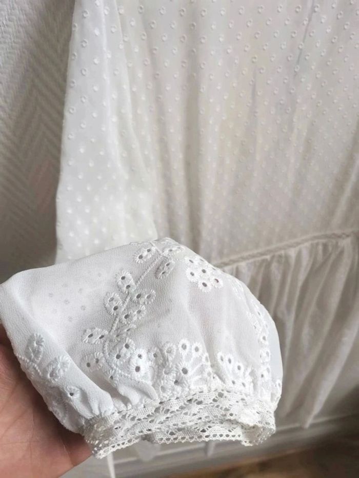 😍 Tres belle robe d'été Roma Ecru signé Claudie Pierlot | taille 36 | prix boutique 265€ 😍 - photo numéro 7
