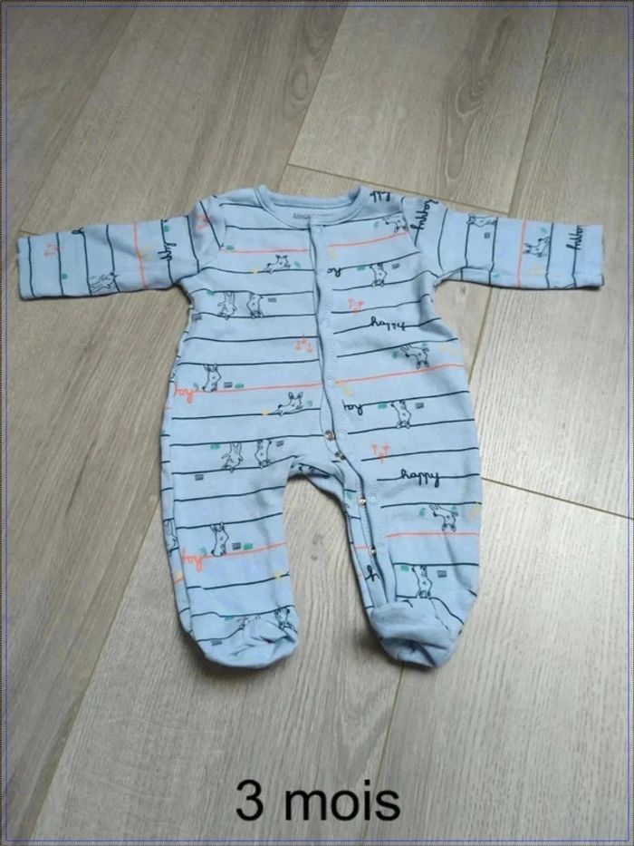 Pyjama coton 3 mois