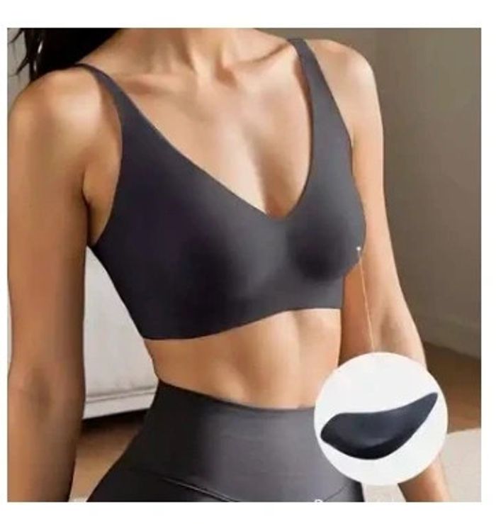 Soutien gorge / brassière triangle coque amovible sans armature - Shein - Taille 95C - photo numéro 7