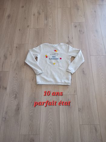 Sweat Vertbaudet 10 ans