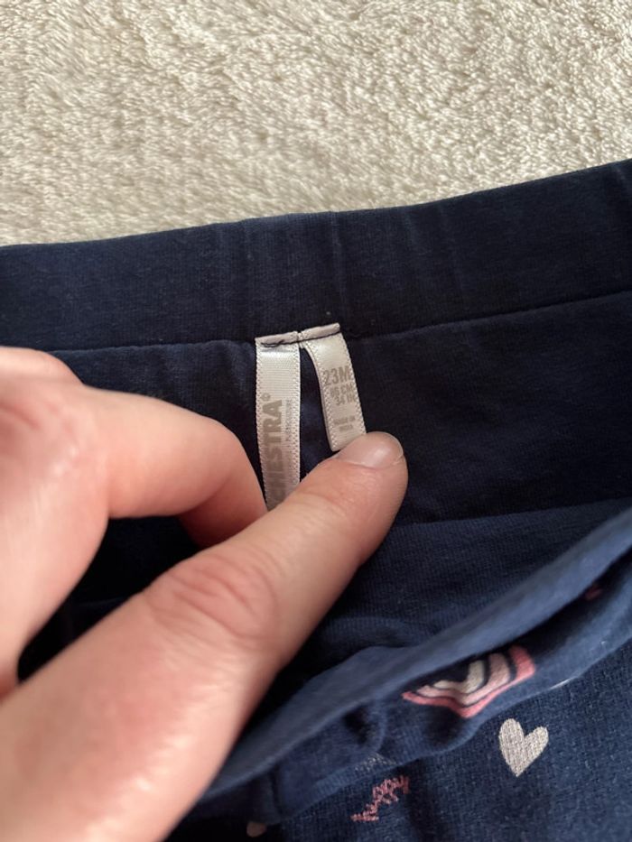 Pantalon Cœur 24 23 mois 2 ans - photo numéro 2