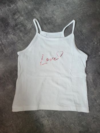 Débardeur fille 10 ans FPC peu porté