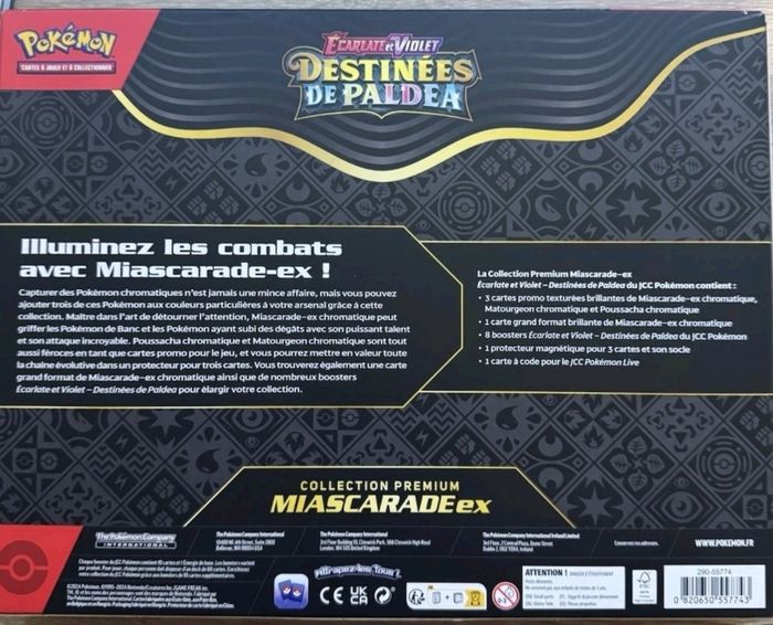 Coffret Pokemon Miascarade EX Neuf - photo numéro 2