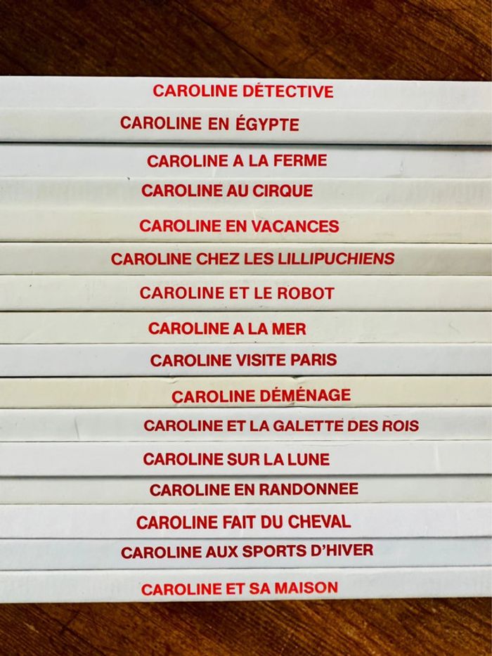 Lot de 16 livres Caroline très bon état Pierre Probst albums hachette anciens collection - photo numéro 7