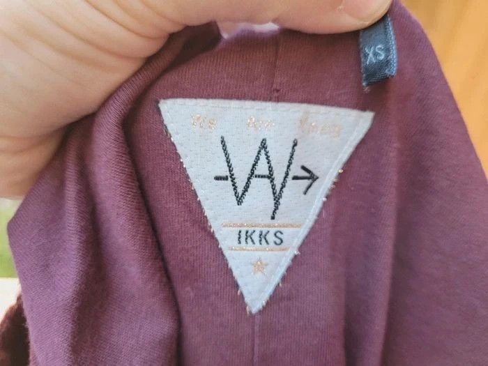 IKKS robe en dentelle bordeaux, XS 12/14 ans, sans manches - photo numéro 4
