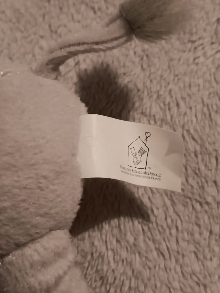 Peluche éléphant fondation macdonald 2006 - photo numéro 3