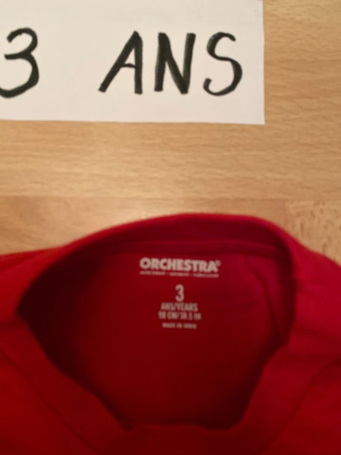 Lot 2 tee-shirts 3 ans Orchestra - photo numéro 8