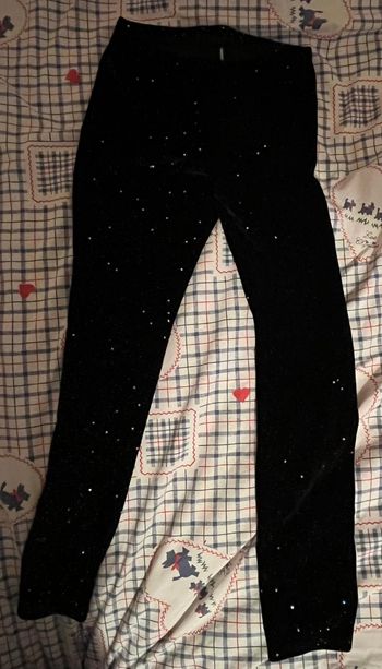 Legging noir pailleté