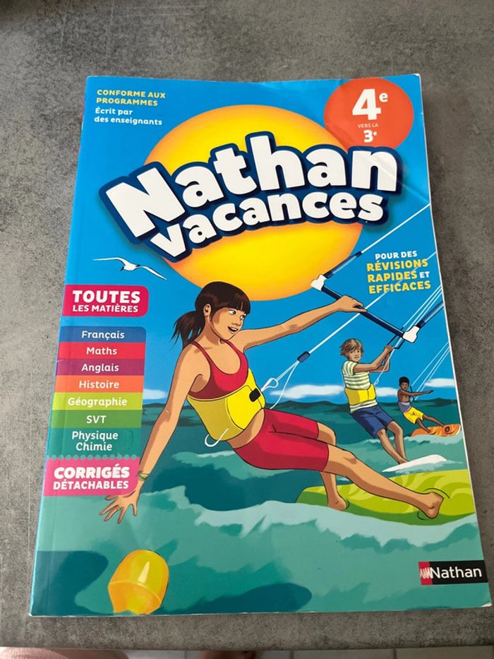 Cahier vacances