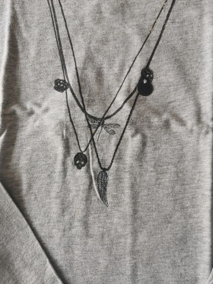 T-shirt ML fille 12 ans Ikks - photo numéro 2