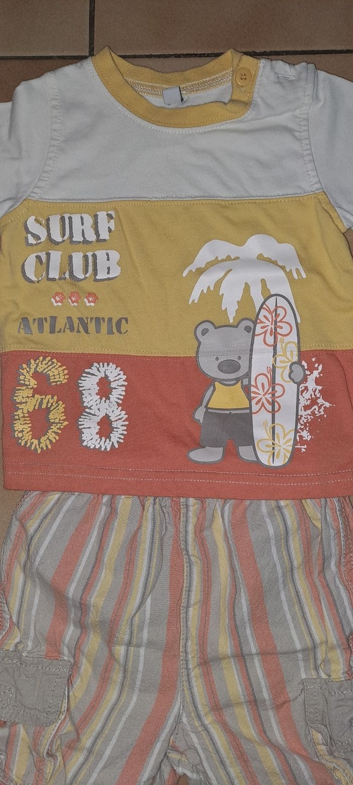 Ensemble short +tee-shirt MC - photo numéro 2