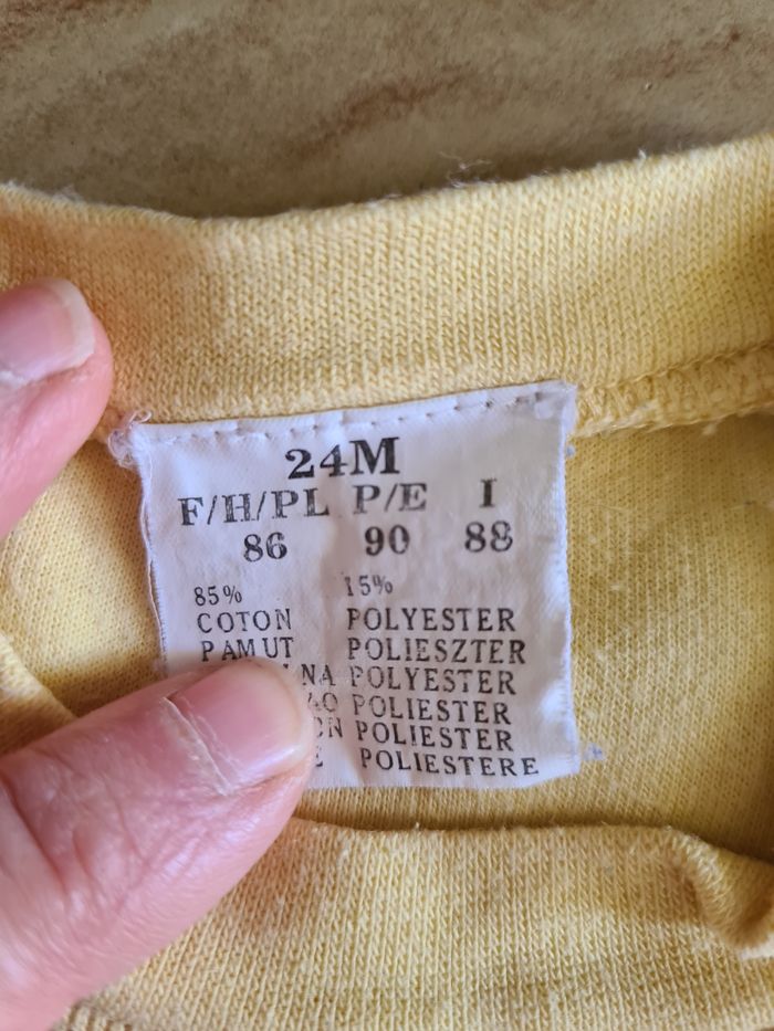 Sweat jaune / Taille 2 ans - photo numéro 3